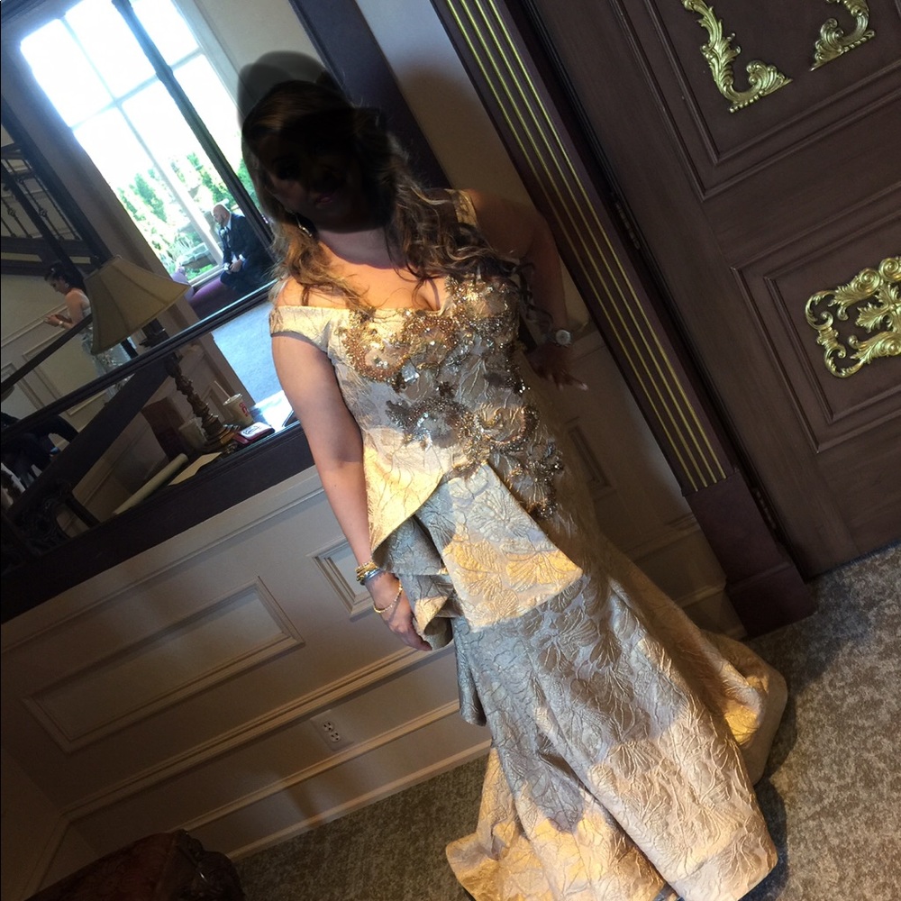 Elegant Gold Dress